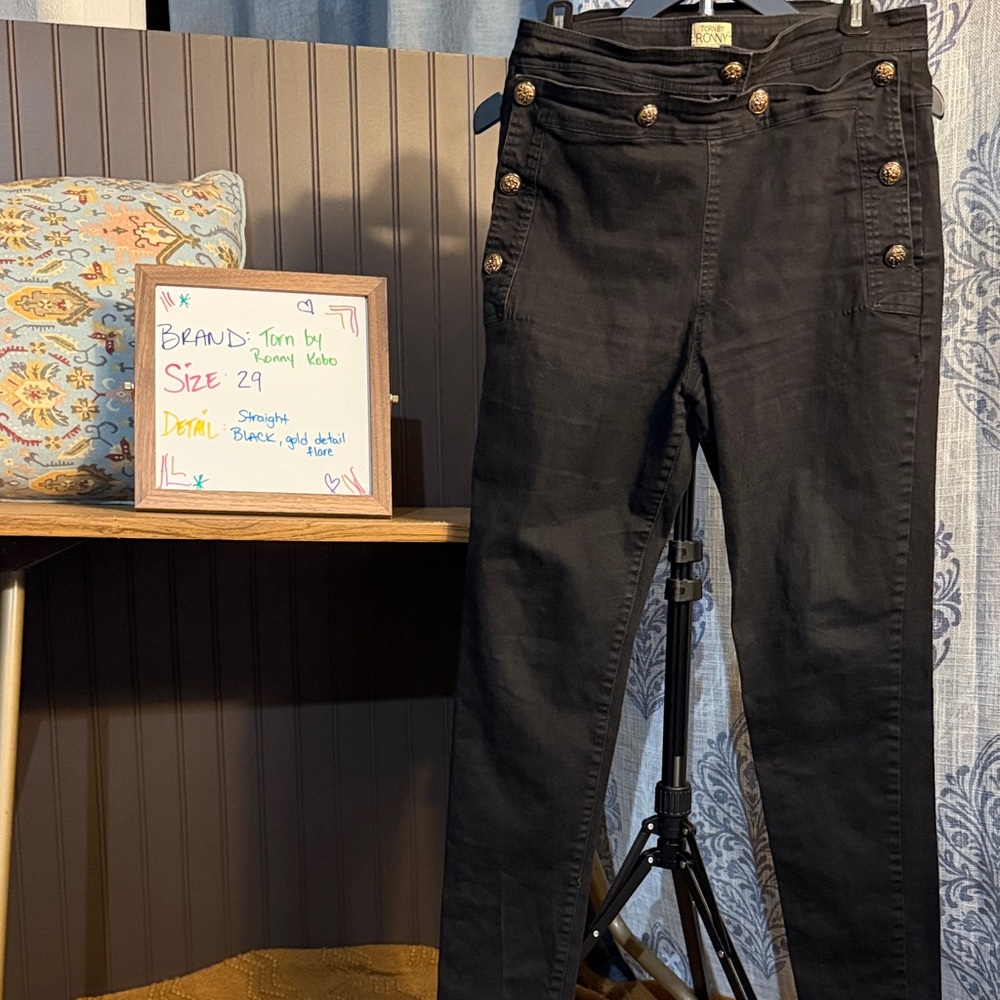 Torn by Ronny Kobo Black Skinny Jeans | Size 29